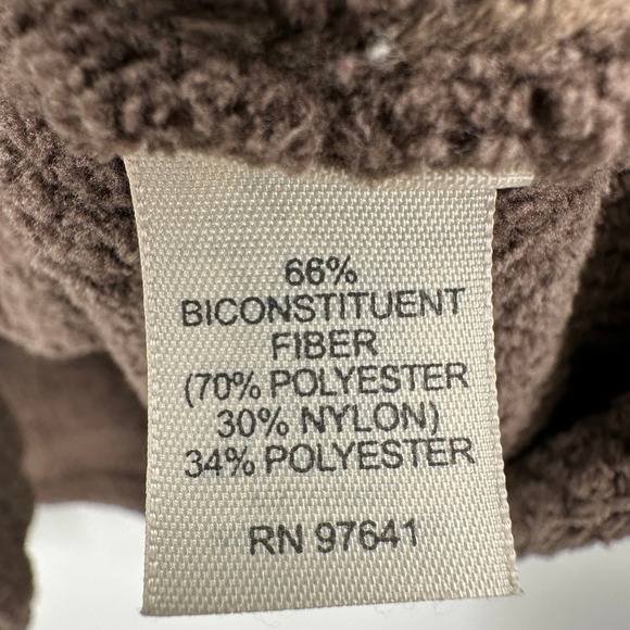 J Jill Brown Cable Knit Cardigan Sweater Petite LP Button Front‎ Cozy - Picture 6 of 10